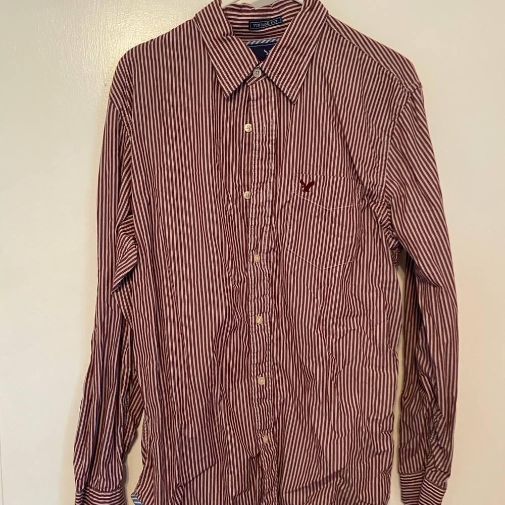 AE button down